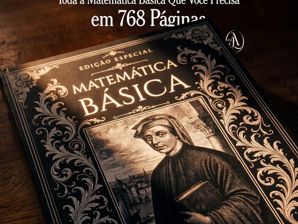 Peça de anúncio com o livro e chamada tipográfica